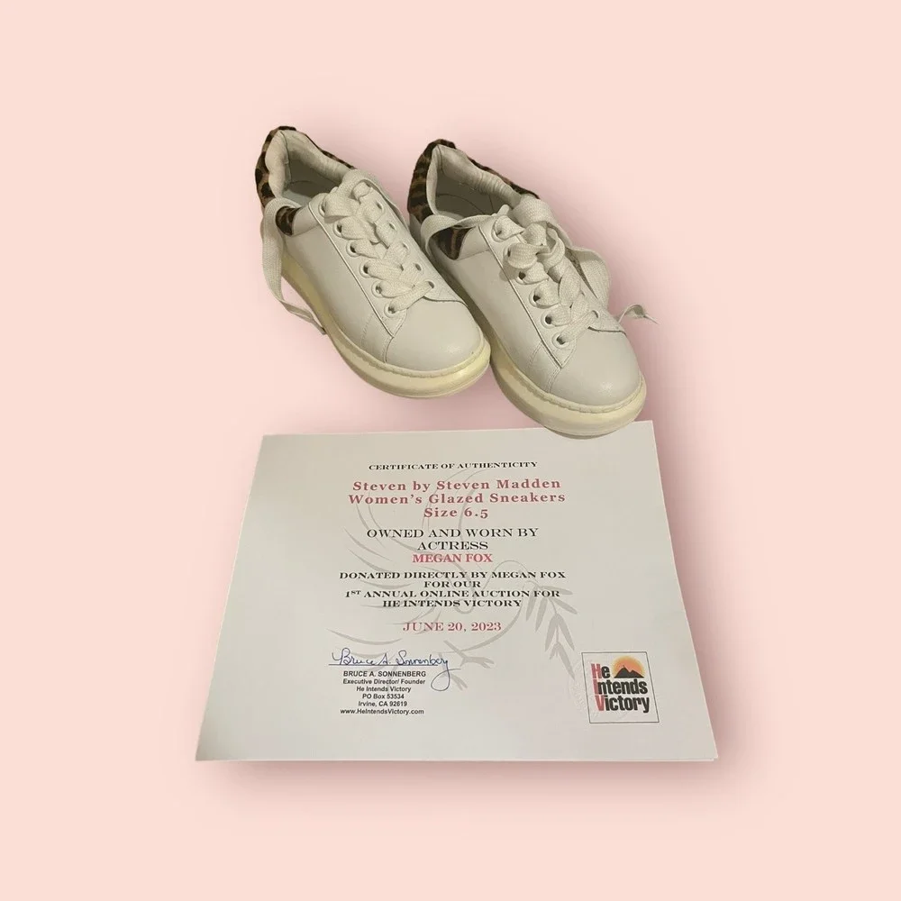 Steven by Steve Madden Glazed Platform Sneakers owned/worn by‎ Megan Fox